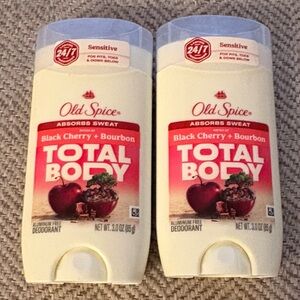 Old Spice Total Body Black Cherry + Bourbon Deodorant Bundle